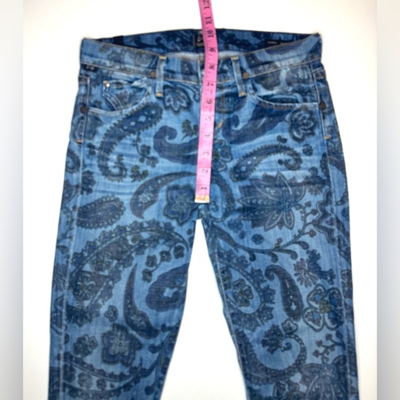 Citizens Of Humanity Womens Floral Paisley Avedon Low Rise Skinny Leg Jeans 26 - Picture 6 of 11